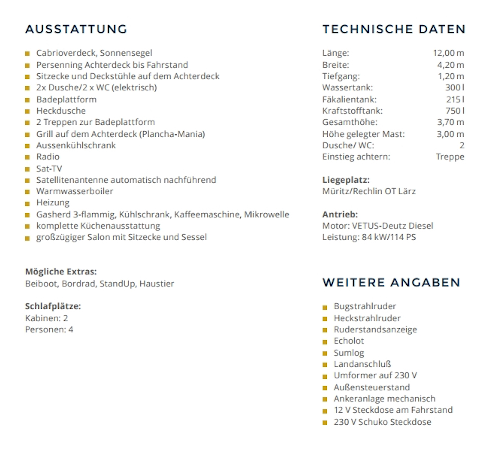 Ausstattung BL
